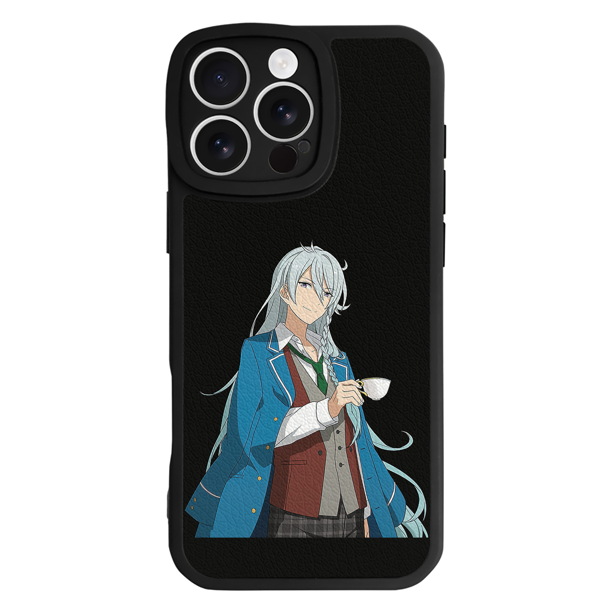 （画像用） あんさんぶるスターズ! Ensemble Stars 【iPhone 16シリーズ対応】シリコンスマホケース（レザー調） 材質：シリコン